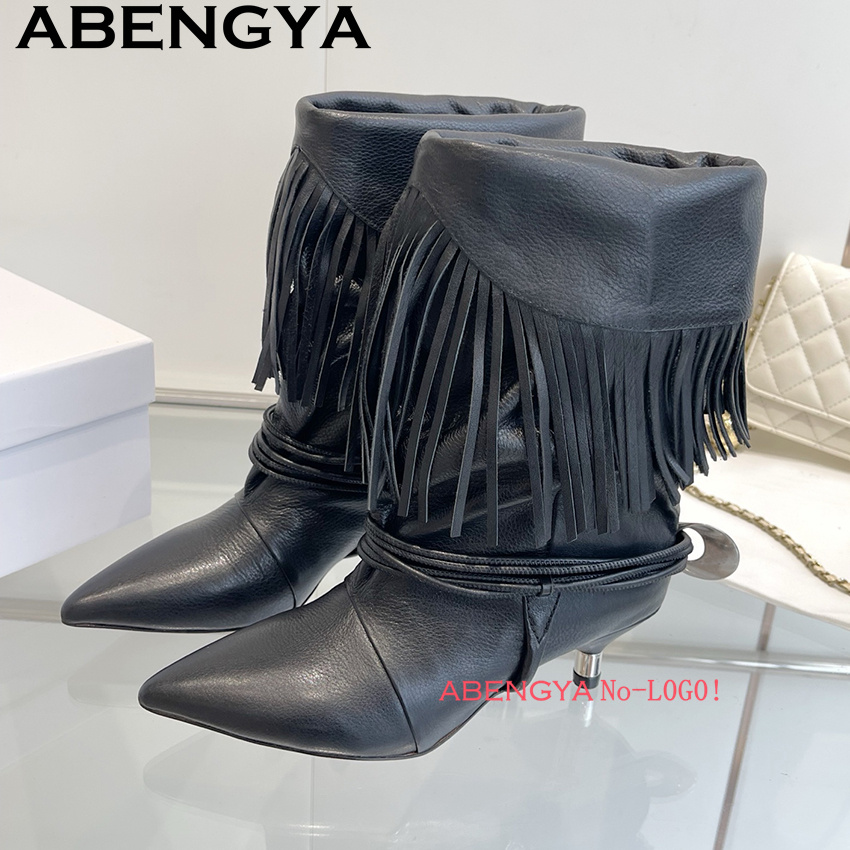 Ethnic Fashion In - Botas Chelsea con diseño de borla