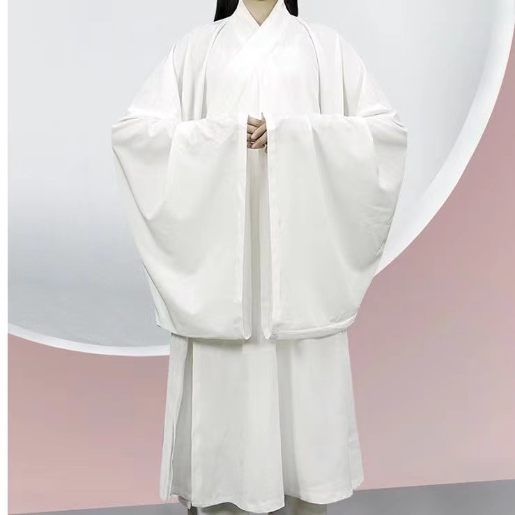 Ethnic Gown - Hanfu-bata tradicional de cuello redondo de