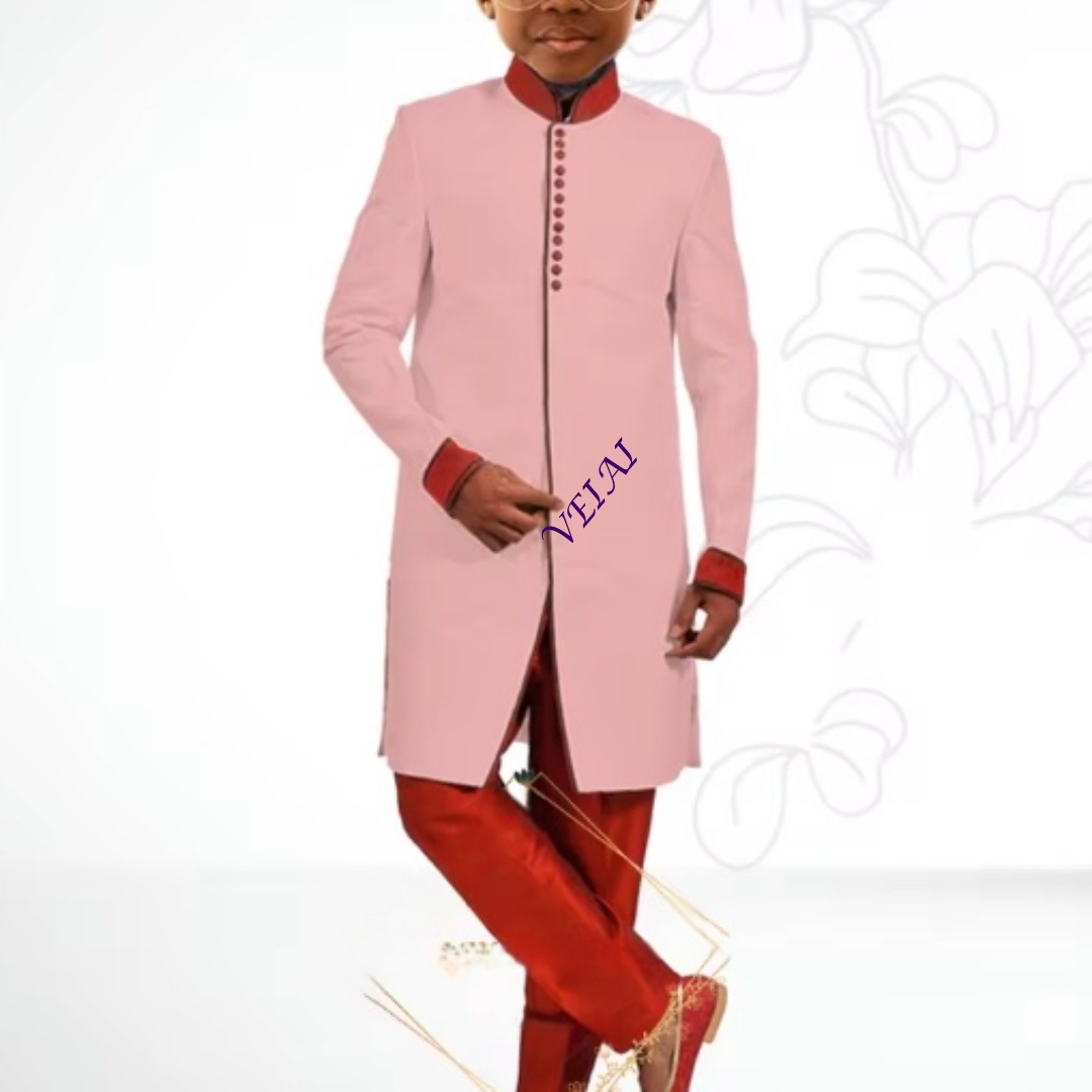 Kurta Men Cotton - Kurta Pajama para Niños, Diseño Indio,