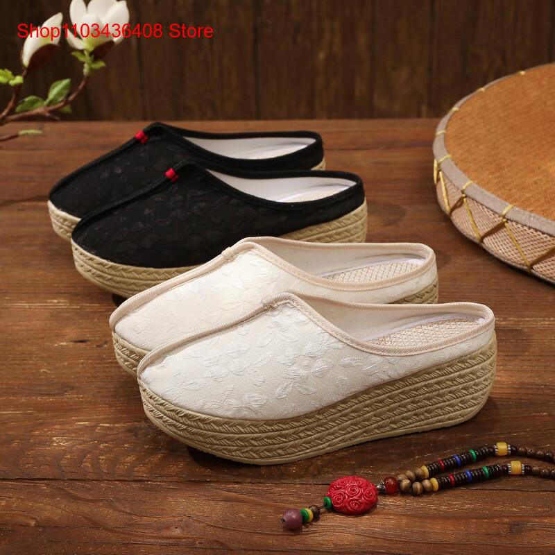 Ethnic Fashion In - Pantuflas de Nuevo Estilo, Ligeras, con