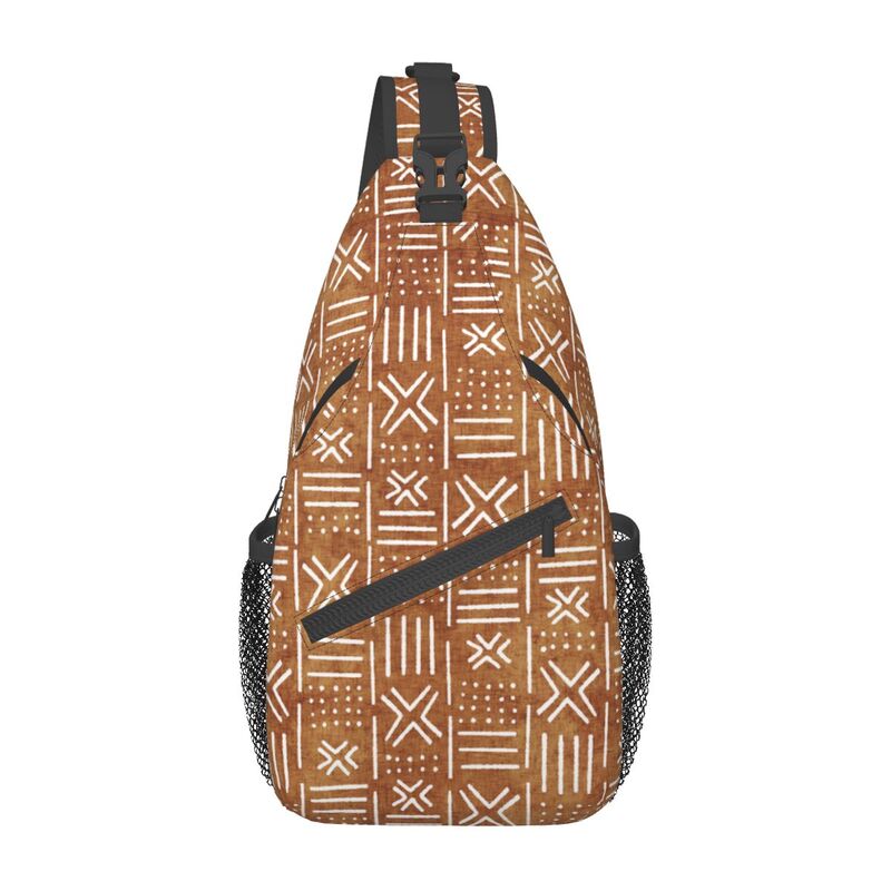 Ethnic Fashion For Men - Bogolan-Bolso de hombro con patrón africano