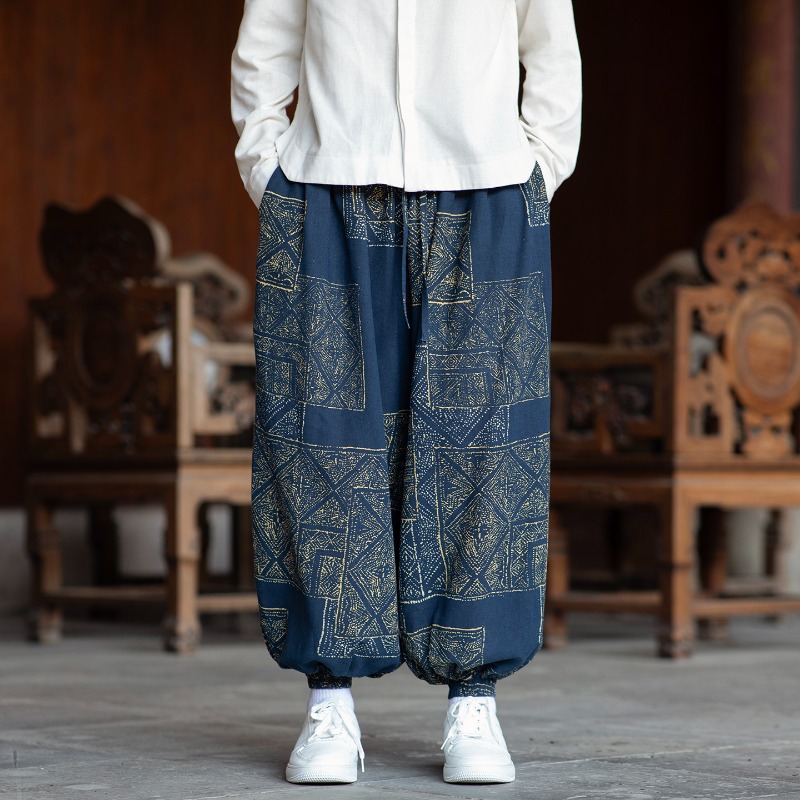 Ethnic Fashion For Men - Pantalones Harem para Hombre, Estilo Chino,