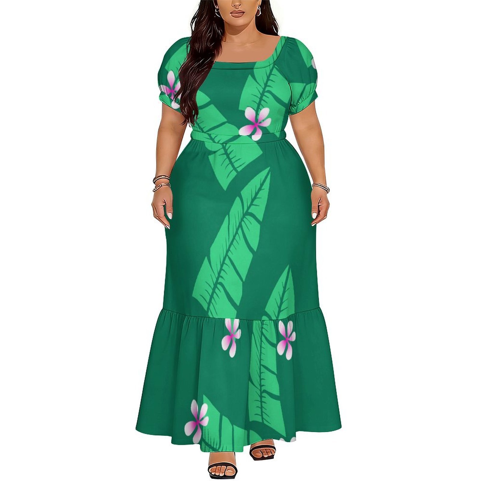 Ethnic Gown - Vestido Cómodo de Manga Corta para