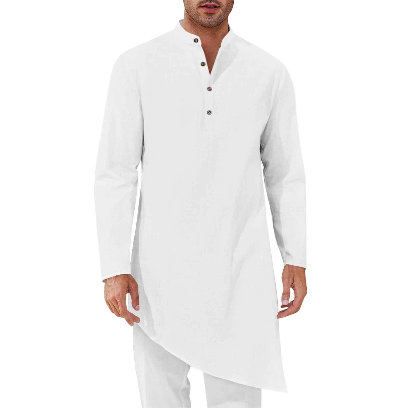 Camisas Largas Minimalistas pa - Kurta Men Cotton reseña y precio