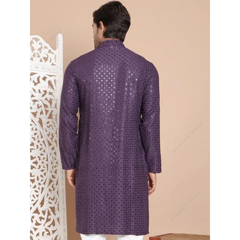 Túnica india Kurta para hombre - Kurta Men Cotton reseña y precio
