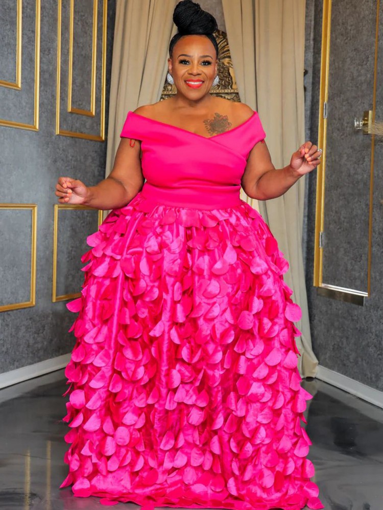 XL-5XL de talla grande elegant - Ethnic Gown reseña y precio