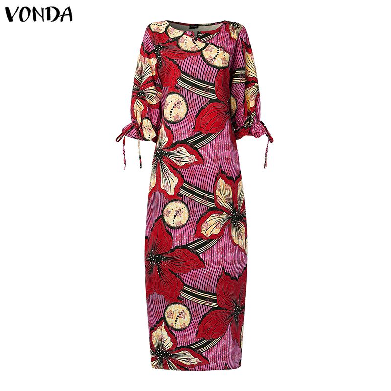 VONDA Vestidos Maxi con Estamp - Ethnic Gown reseña y precio