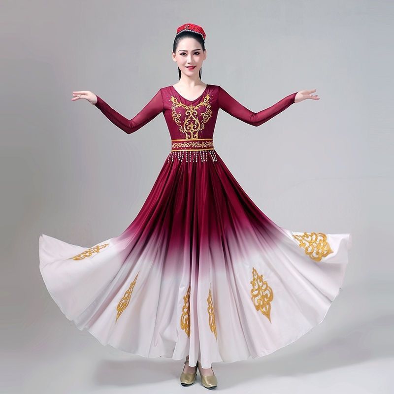 Traje de danza uigur para muje - Ethnic Outfit reseña y precio