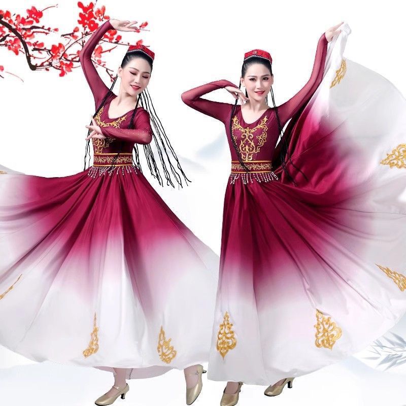 Traje de danza uigur para muje - Ethnic Outfit reseña y precio