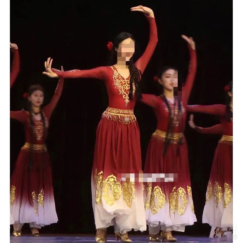 Traje de danza uigur para muje - Ethnic Outfit reseña y precio