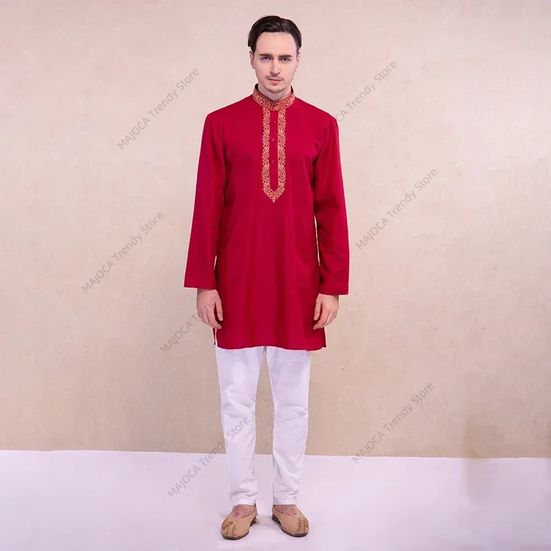 Vestido indio para hombre, cam - Kurta Men Cotton reseña y precio