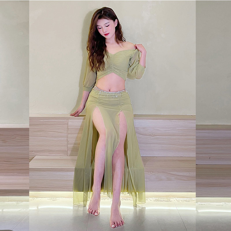 Conjunto de falda superior sin - Ethnic Fashion India reseña y precio