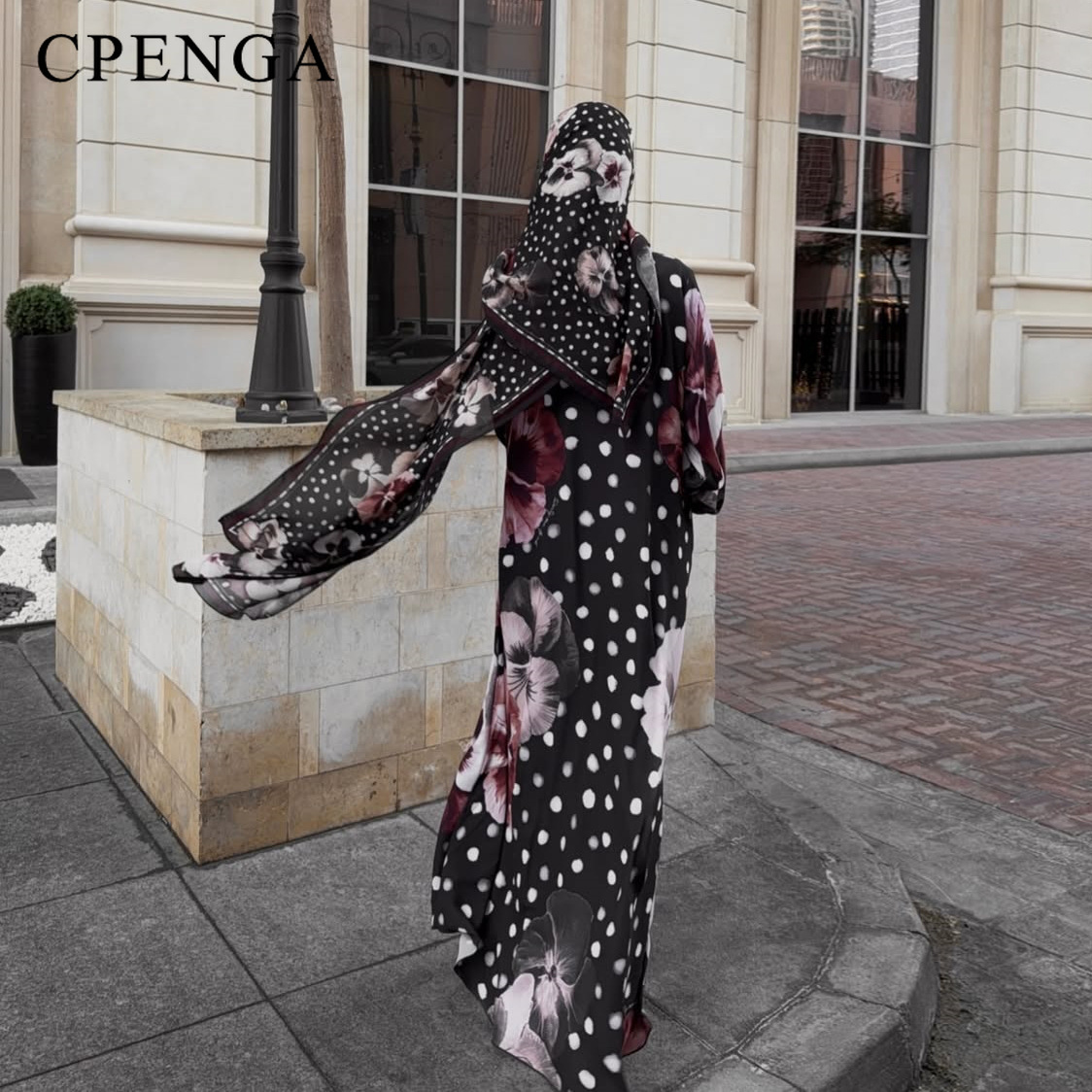 Abaya Hijab de Dos Piezas con  - Ethnic Gown reseña y precio