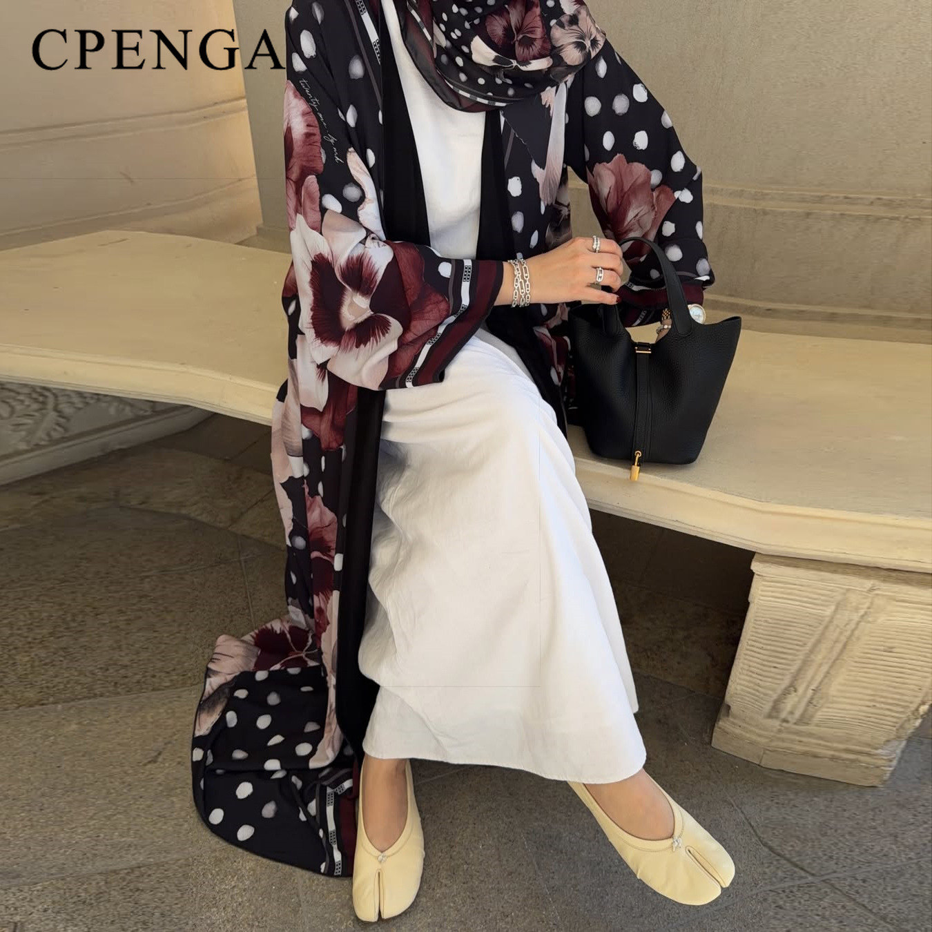 Abaya Hijab de Dos Piezas con  - Ethnic Gown reseña y precio