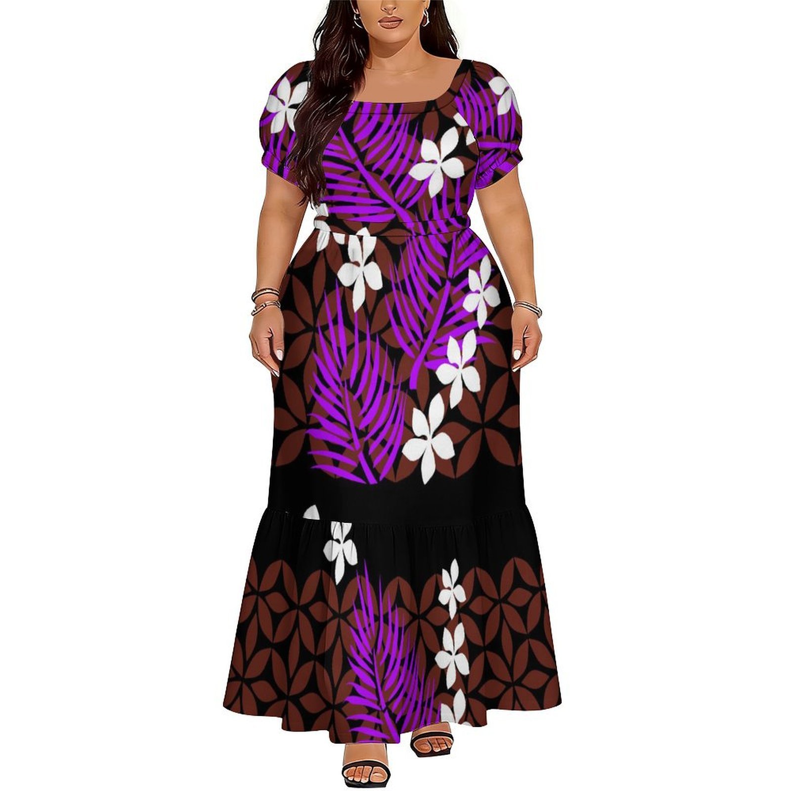 Vestido Cómodo de Manga Corta  - Ethnic Gown reseña y precio
